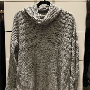 BCBG Generation Gray Knit Turtleneck Sweater Size XS